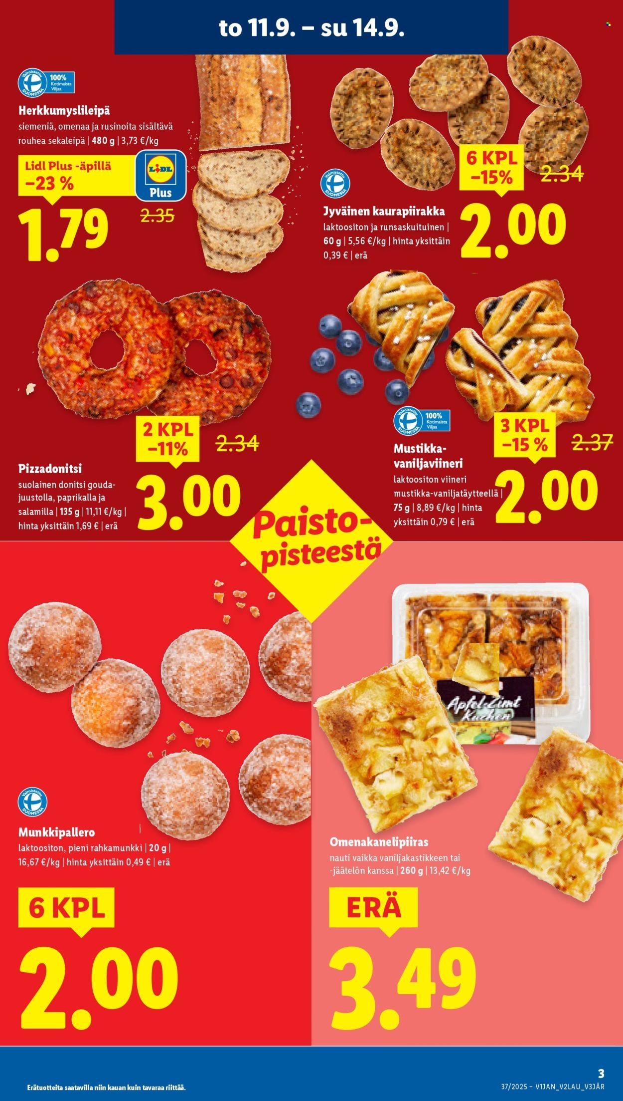 LIDL tarjoukset - Alkaen TO 11.9.2025 (2025-09-11 - 2025-09-17)