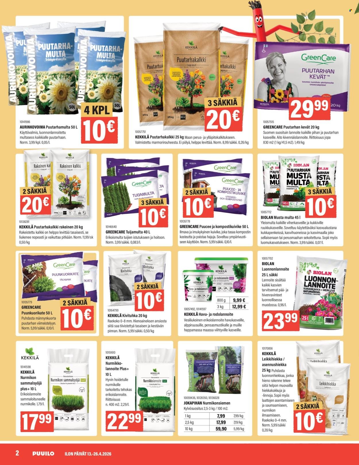 PUUILO tarjoukset - Ilon Päivät