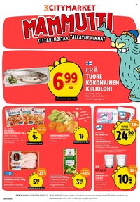 K-CITYMARKET tarjoukset - Alkaen MA 12.10.2026