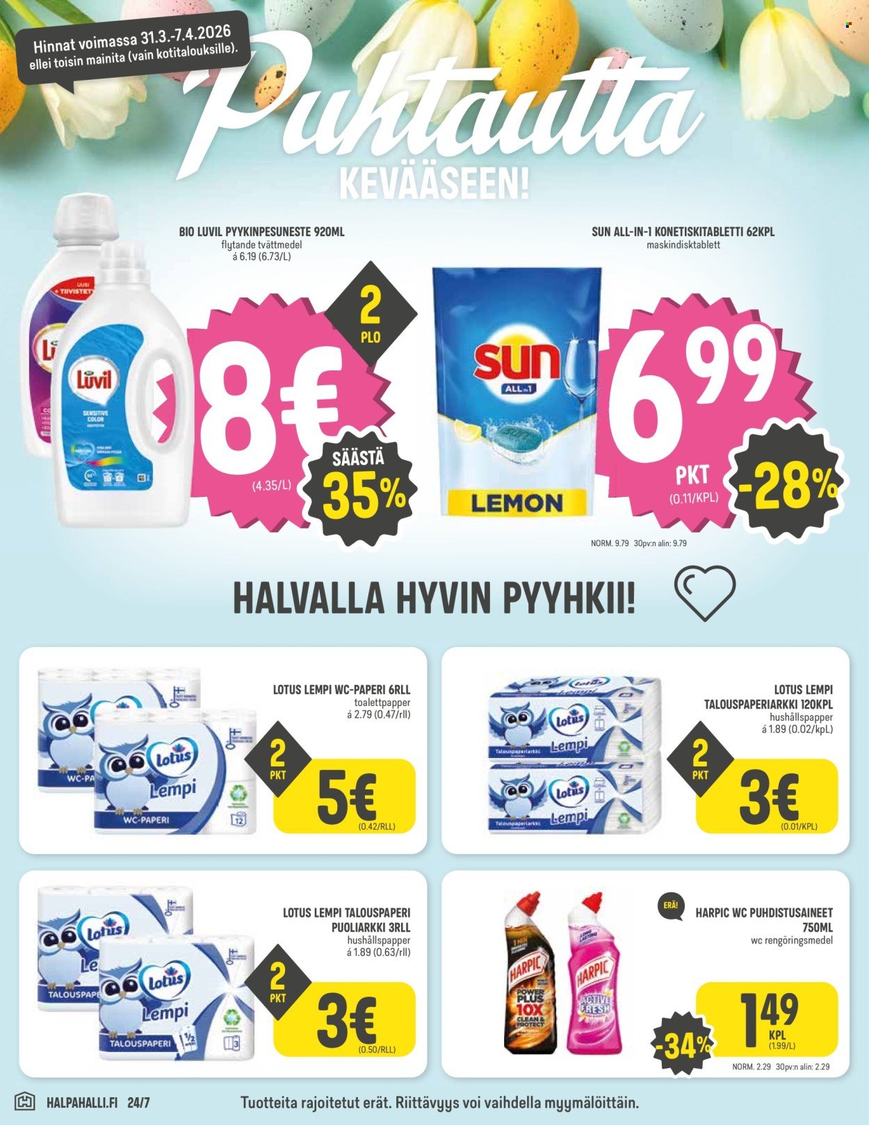 HALPAHALLI tarjoukset - Uusin tarjouslehtemme