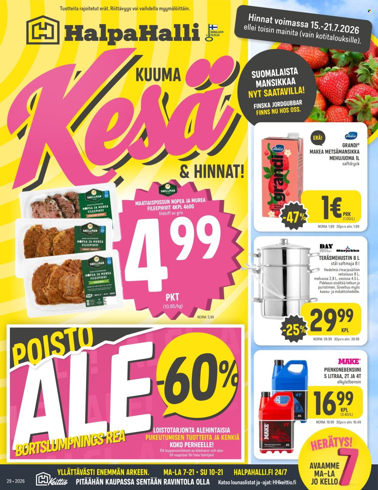 HALPAHALLI tarjoukset - Uusin tarjouslehtemme