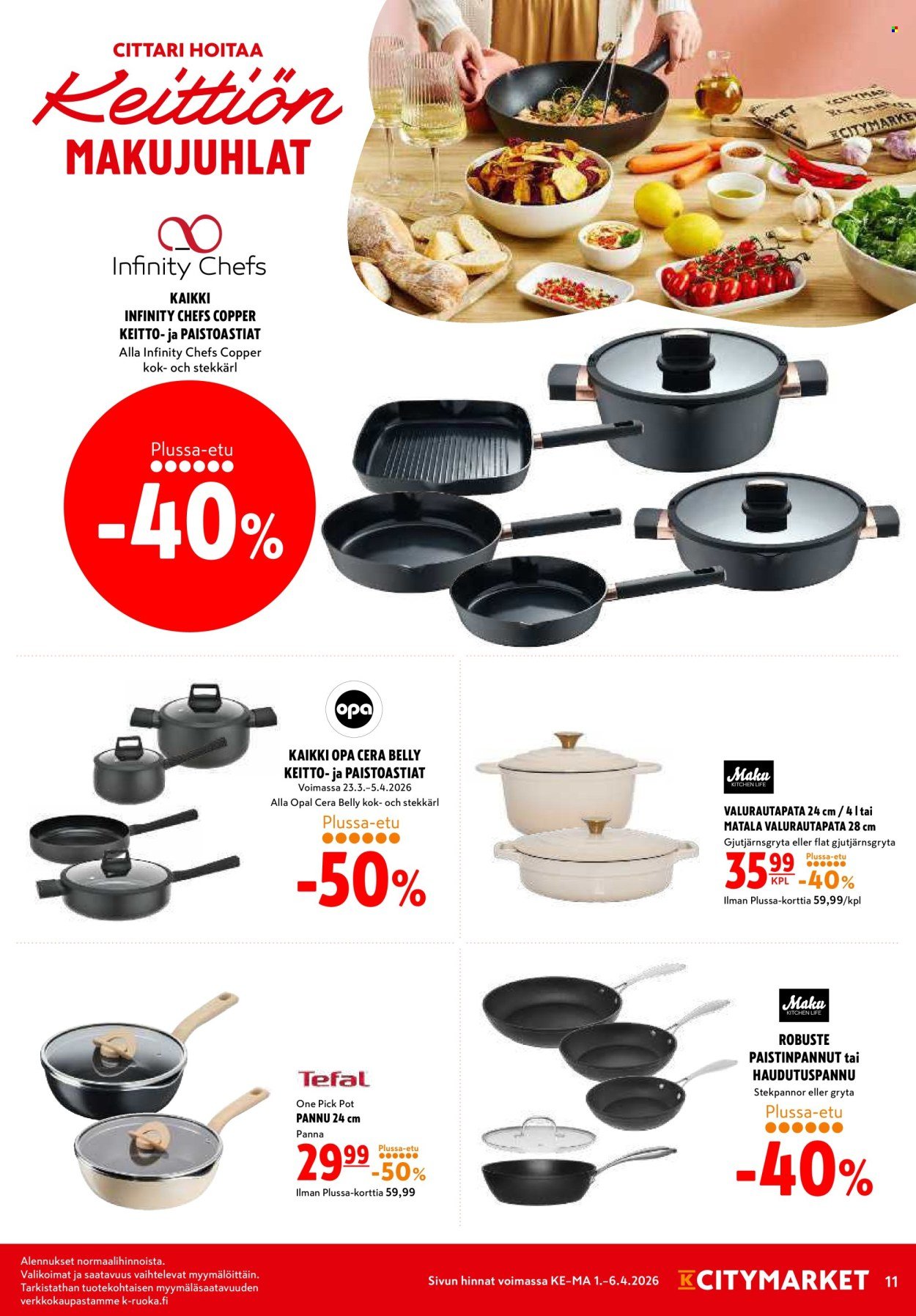 K-CITYMARKET tarjoukset - Alkaen KE 1.4.2026