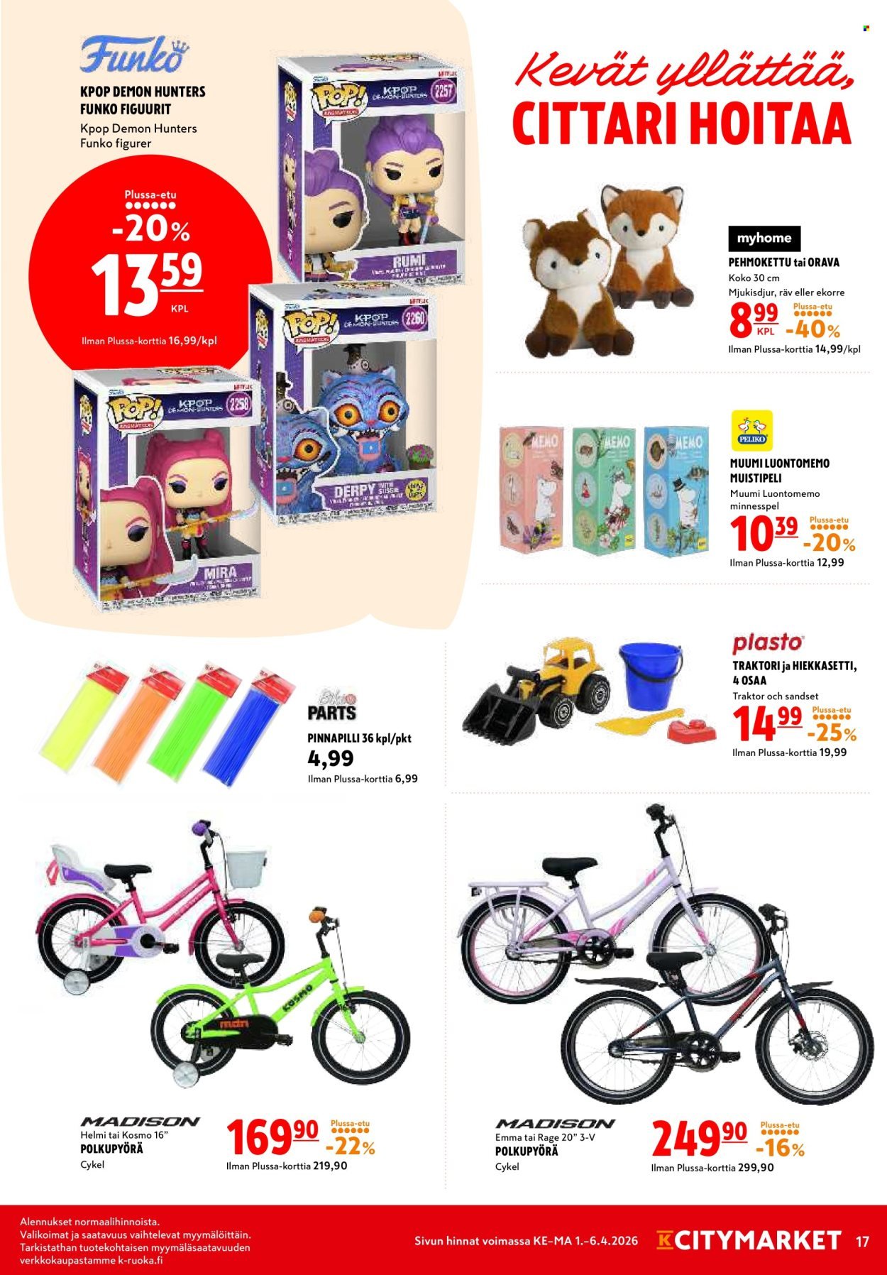 K-CITYMARKET tarjoukset - Alkaen KE 1.4.2026
