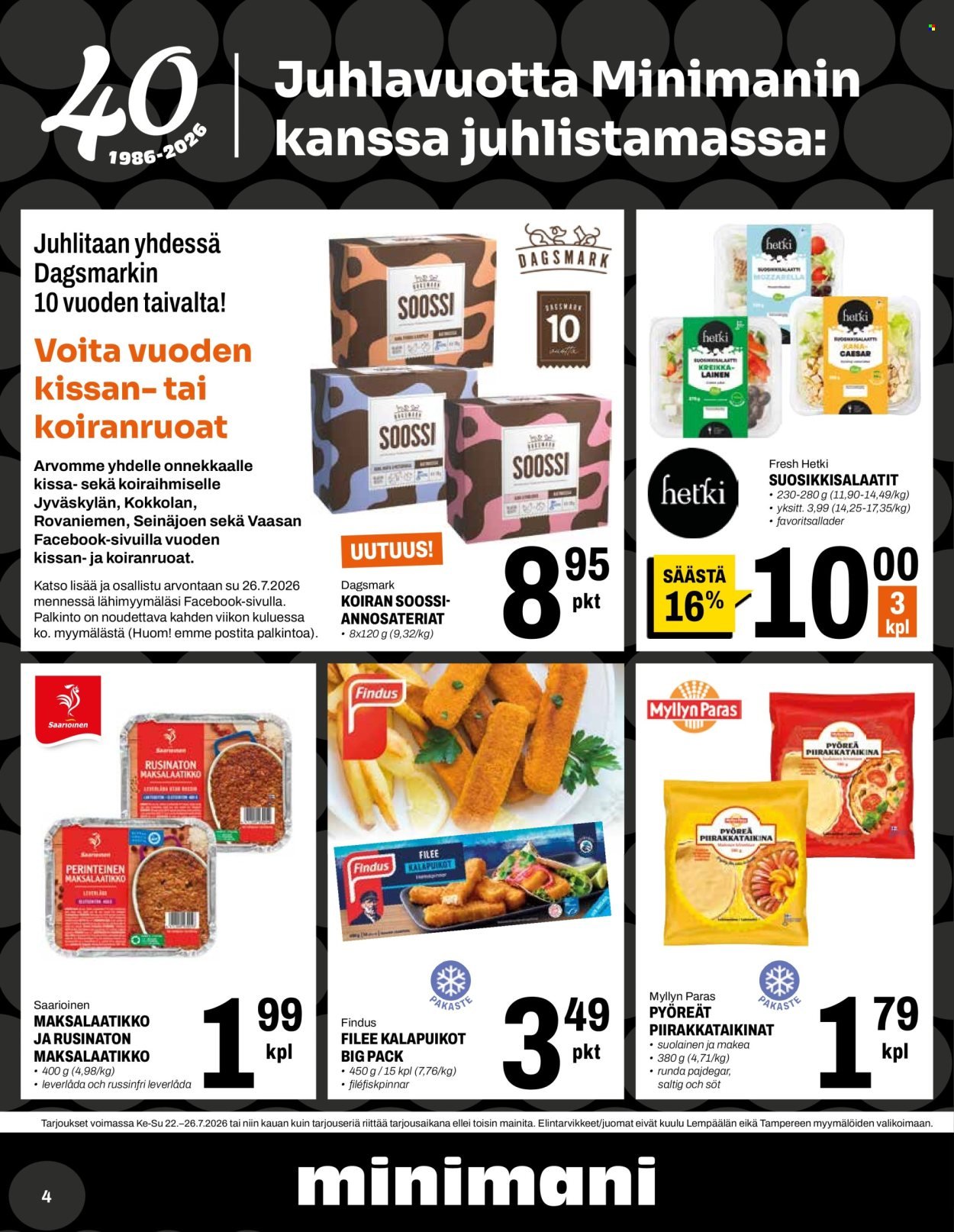 MINIMANI tarjoukset - Alkaen KE 22.7.2026