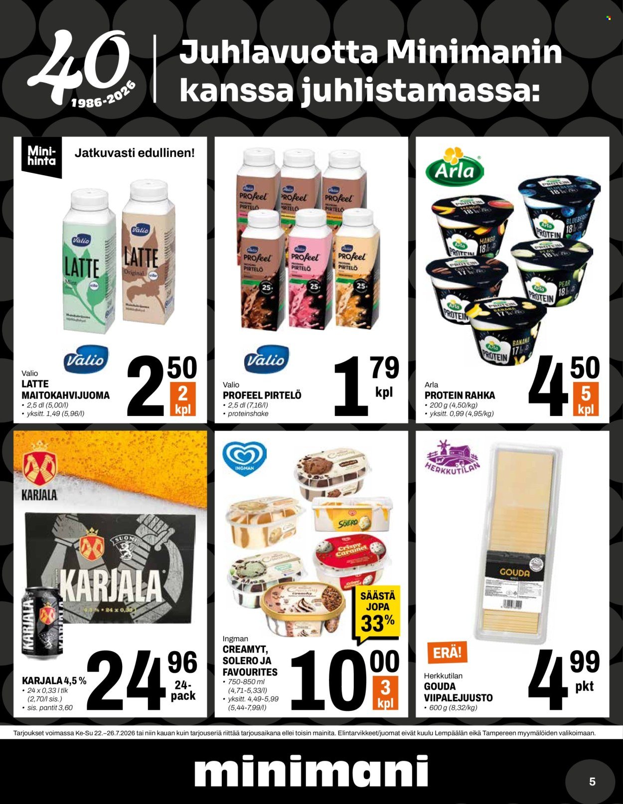 MINIMANI tarjoukset - Alkaen KE 22.7.2026