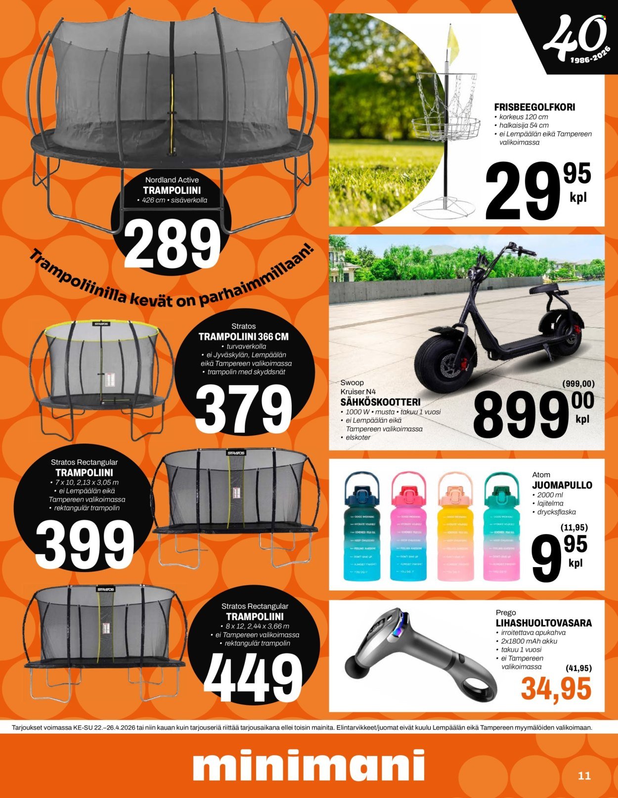 MINIMANI tarjoukset - Alkaen KE 22.4.2026