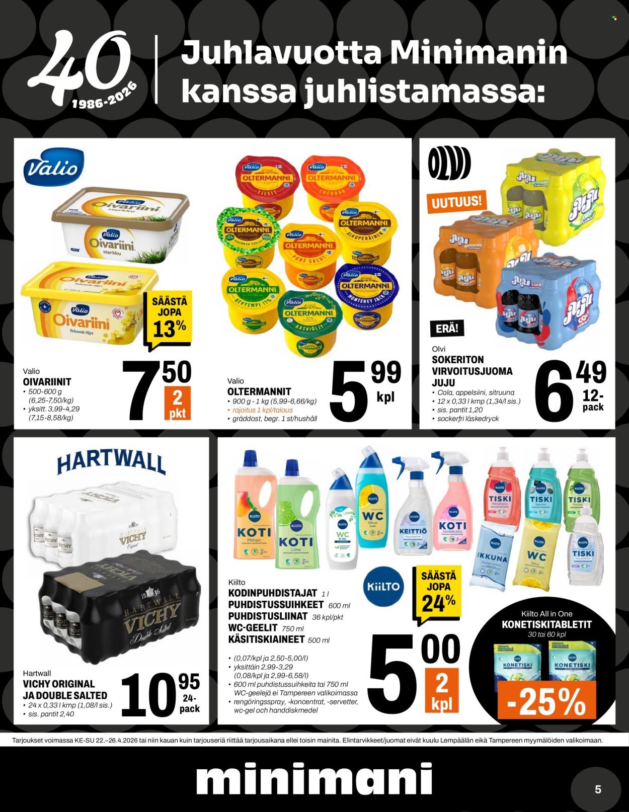 MINIMANI tarjoukset - Alkaen KE 22.4.2026
