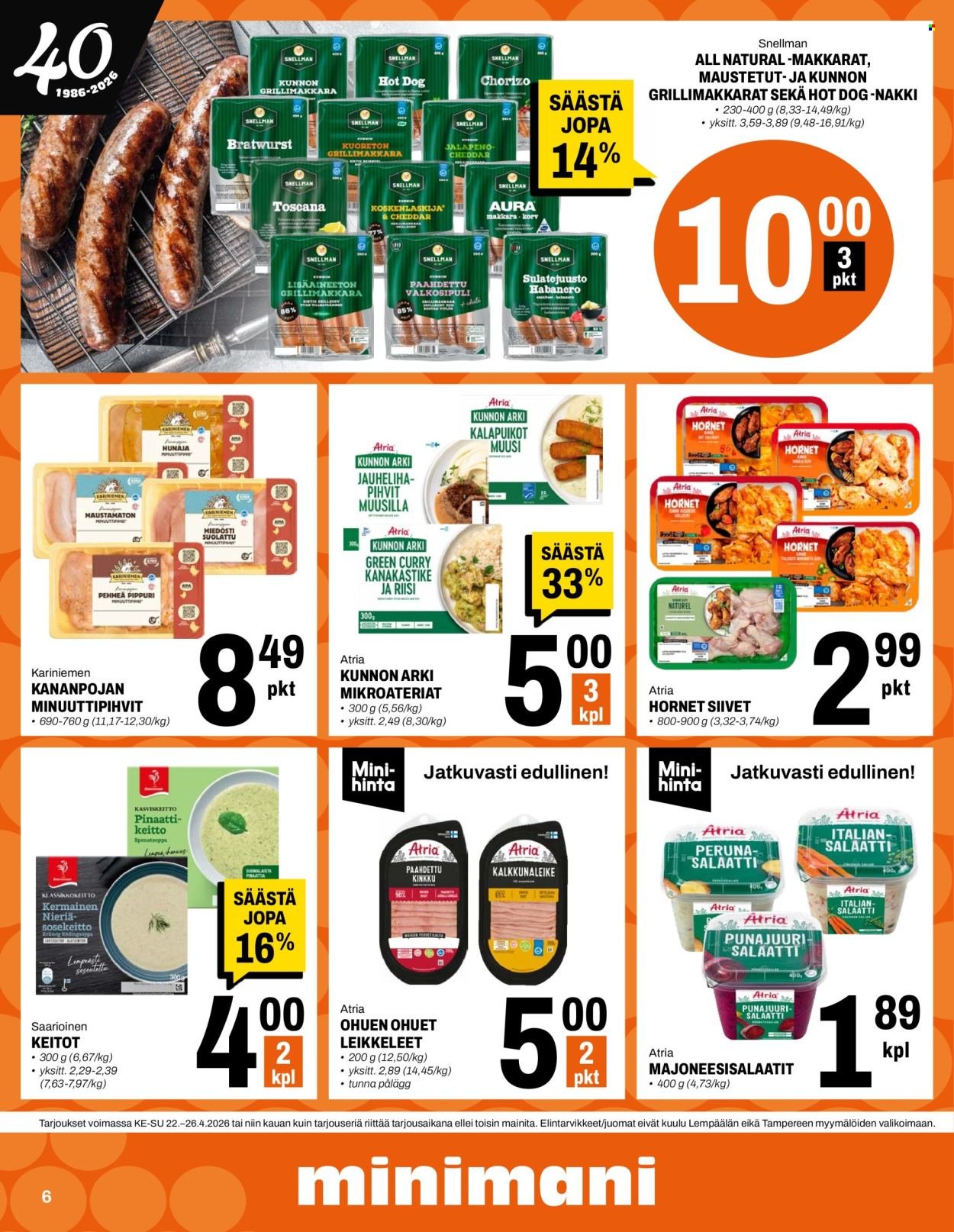 MINIMANI tarjoukset - Alkaen KE 22.4.2026
