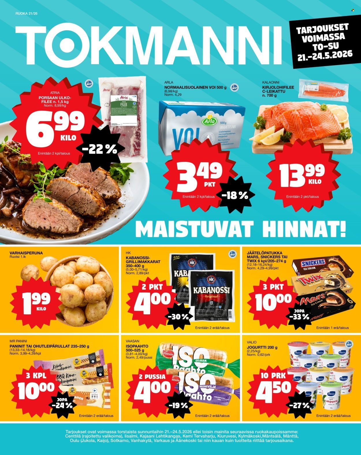 TOKMANNI tarjoukset - Ruokasanomat