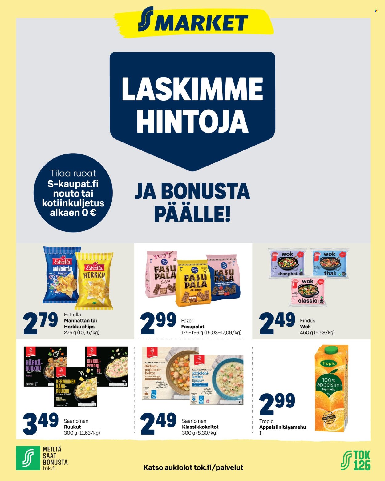 S-MARKET tarjoukset - Tok