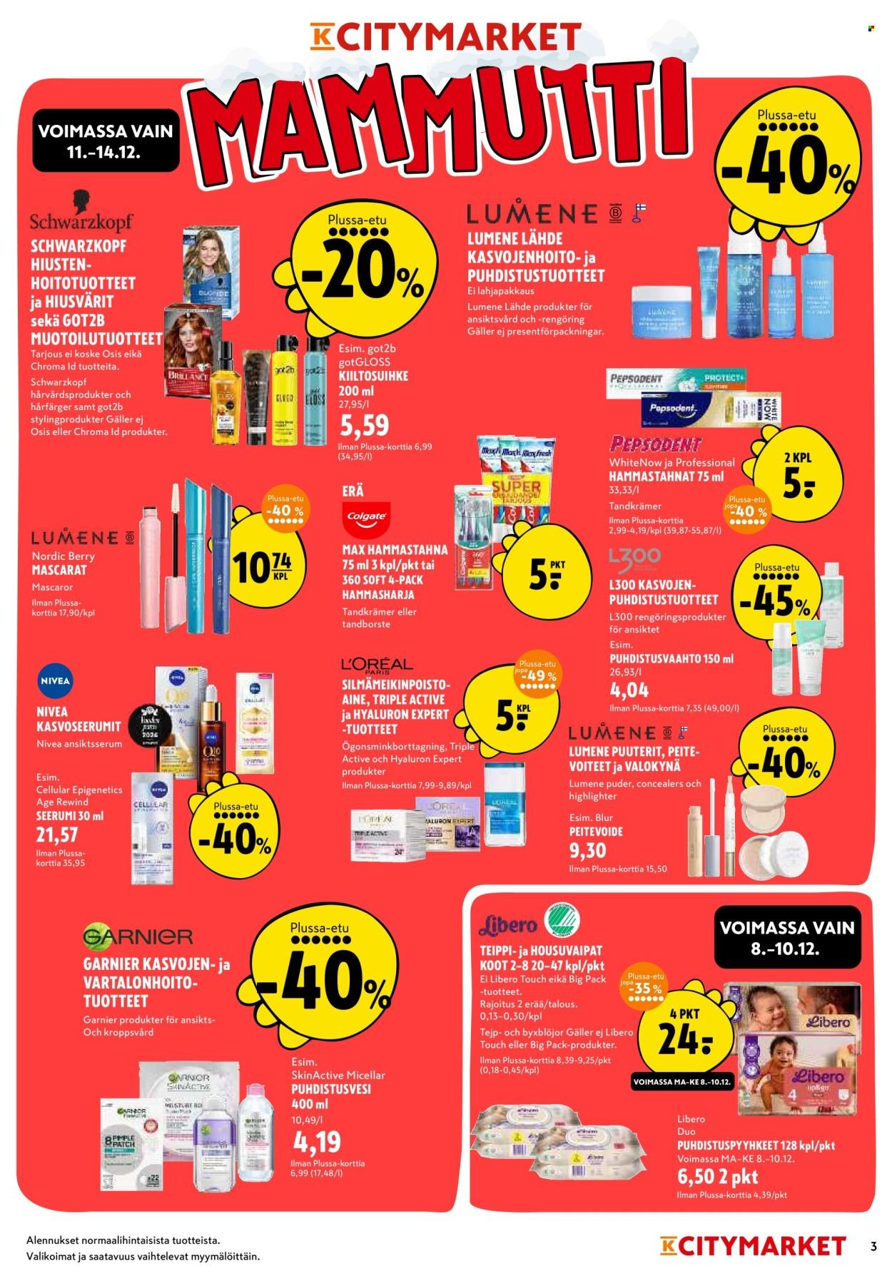 K-CITYMARKET tarjoukset - Alkaen MA 8.12.2025