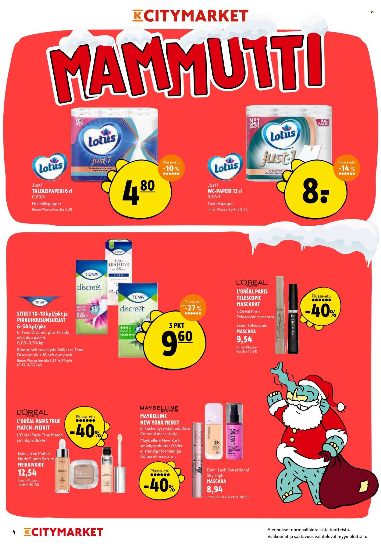 K-CITYMARKET tarjoukset - Alkaen MA 8.12.2025