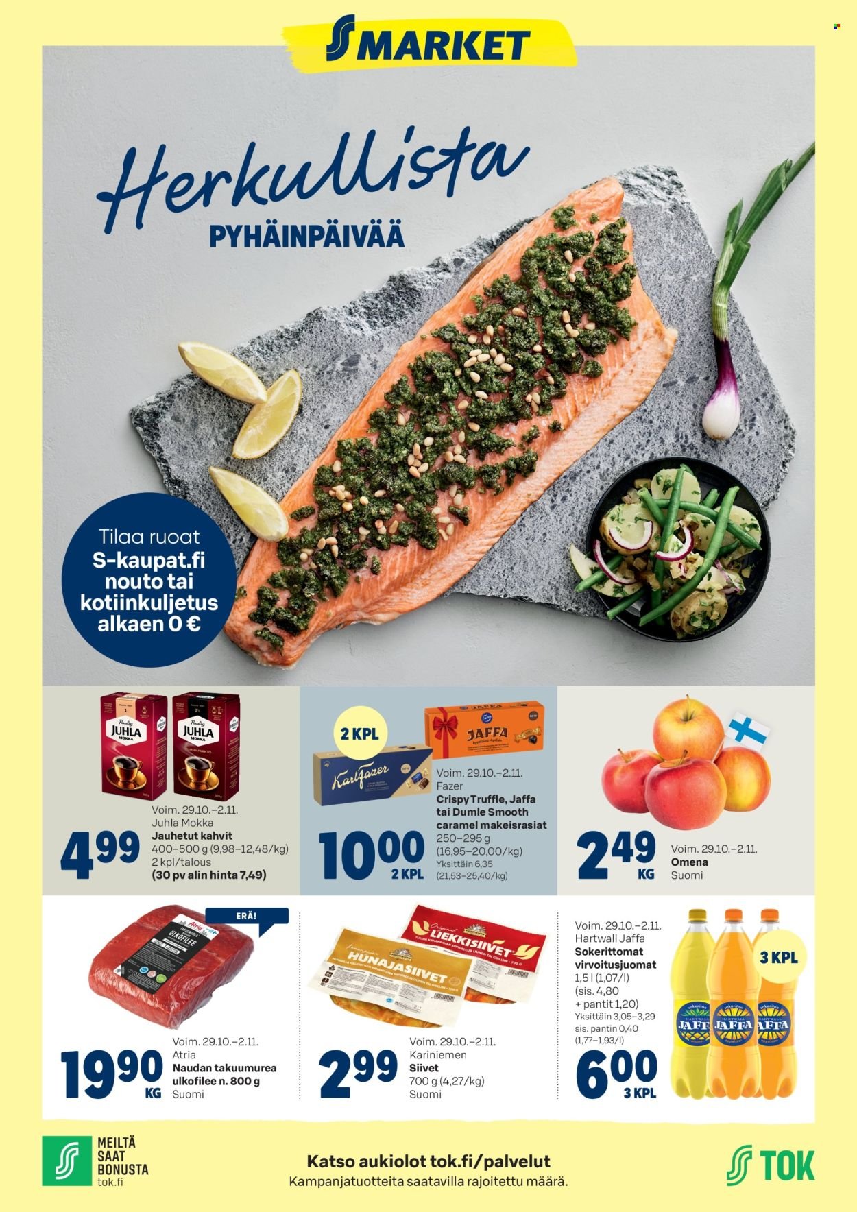 S-MARKET tarjoukset - Tok (2025-10-29 - 2025-11-02)