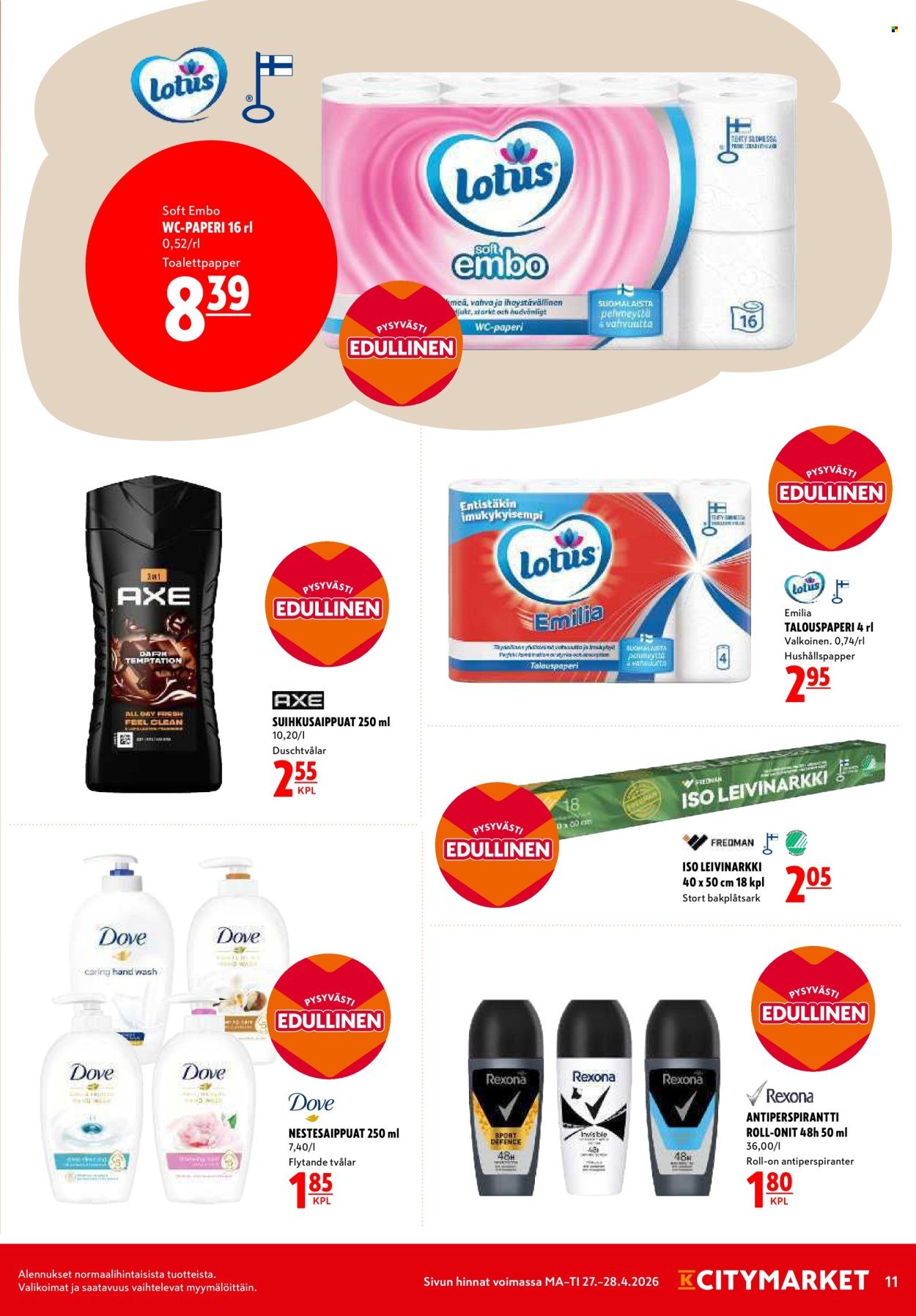 K-CITYMARKET tarjoukset - Alkaen MA 27.4.2026