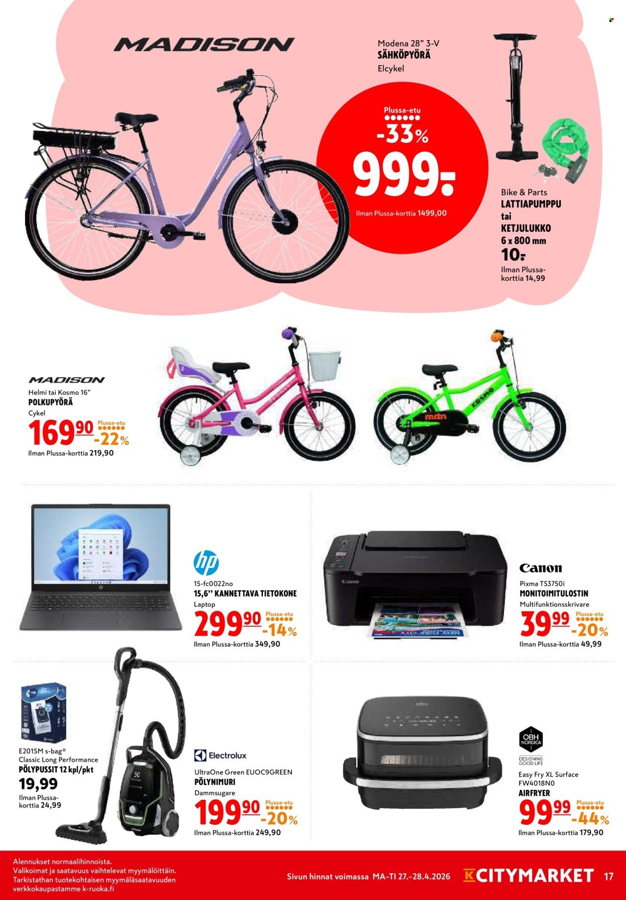 K-CITYMARKET tarjoukset - Alkaen MA 27.4.2026