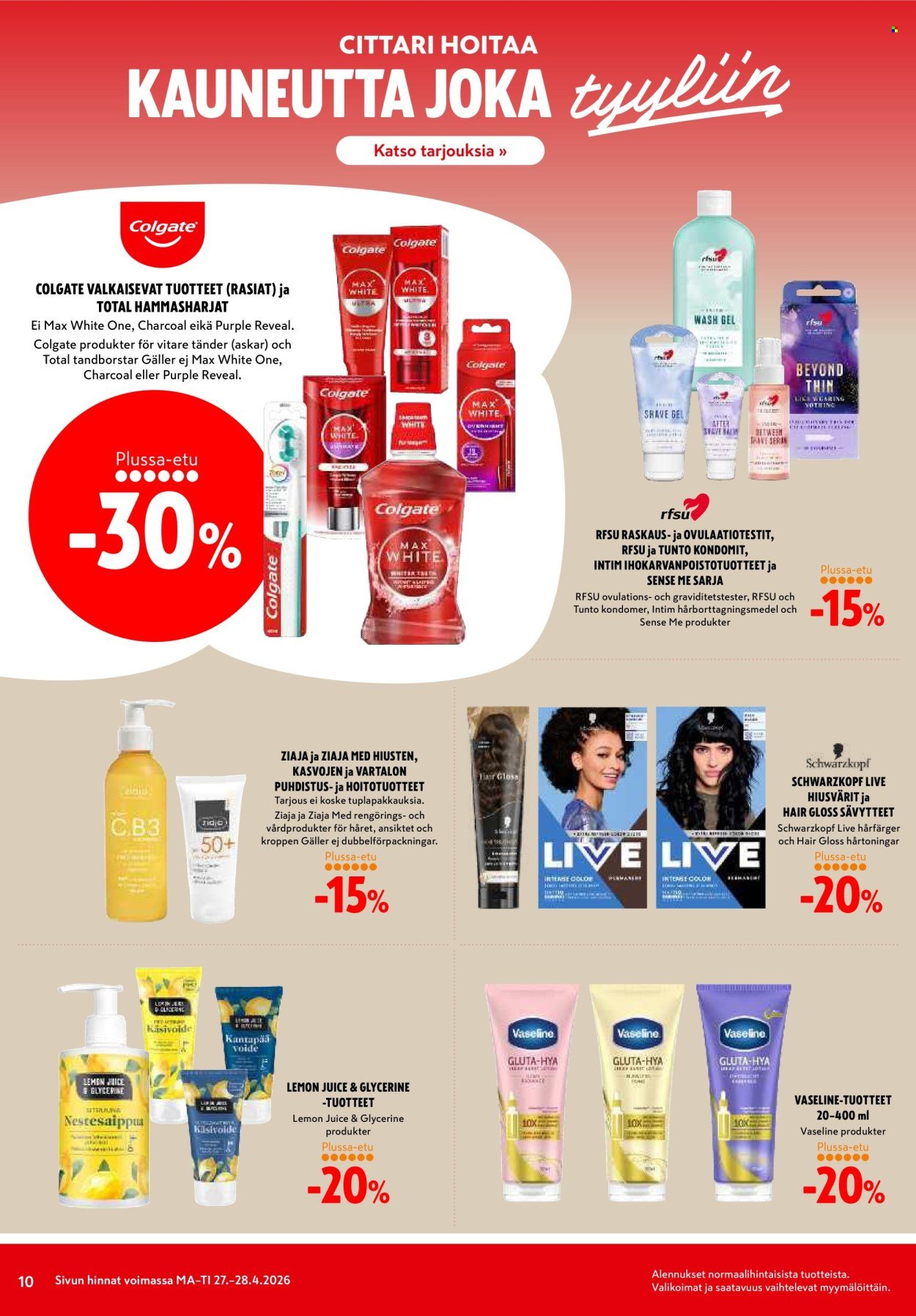 K-CITYMARKET tarjoukset - Alkaen MA 27.4.2026