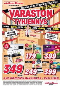 VEIKON KONE tarjoukset - Alkaen MA 27.7.2026