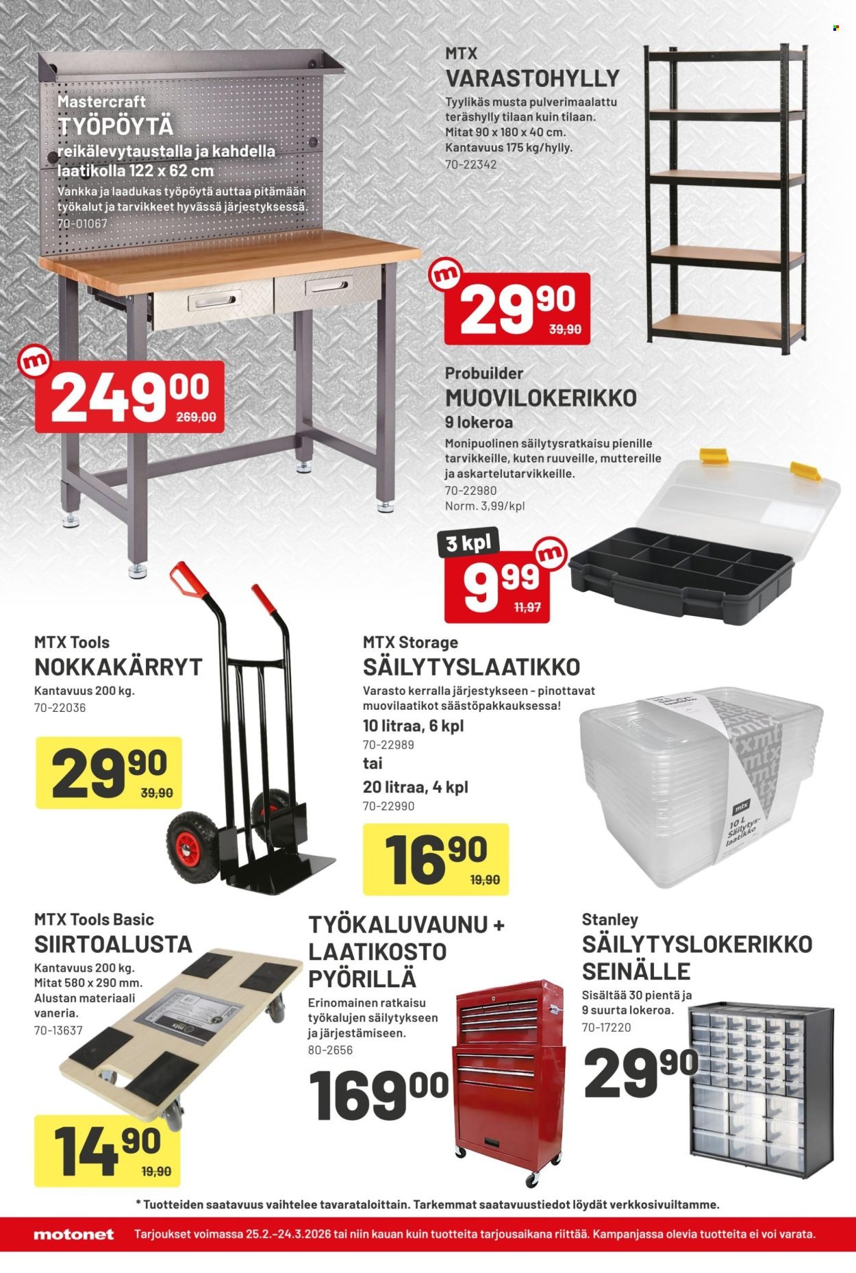 MOTONET tarjoukset - Tekeminen kuuluu asiaan