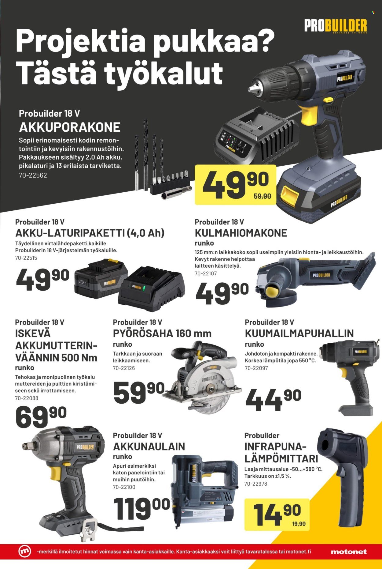 MOTONET tarjoukset - Tekeminen kuuluu asiaan