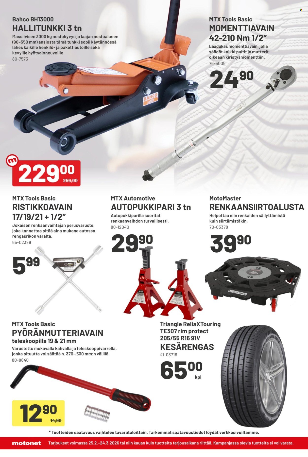 MOTONET tarjoukset - Tekeminen kuuluu asiaan