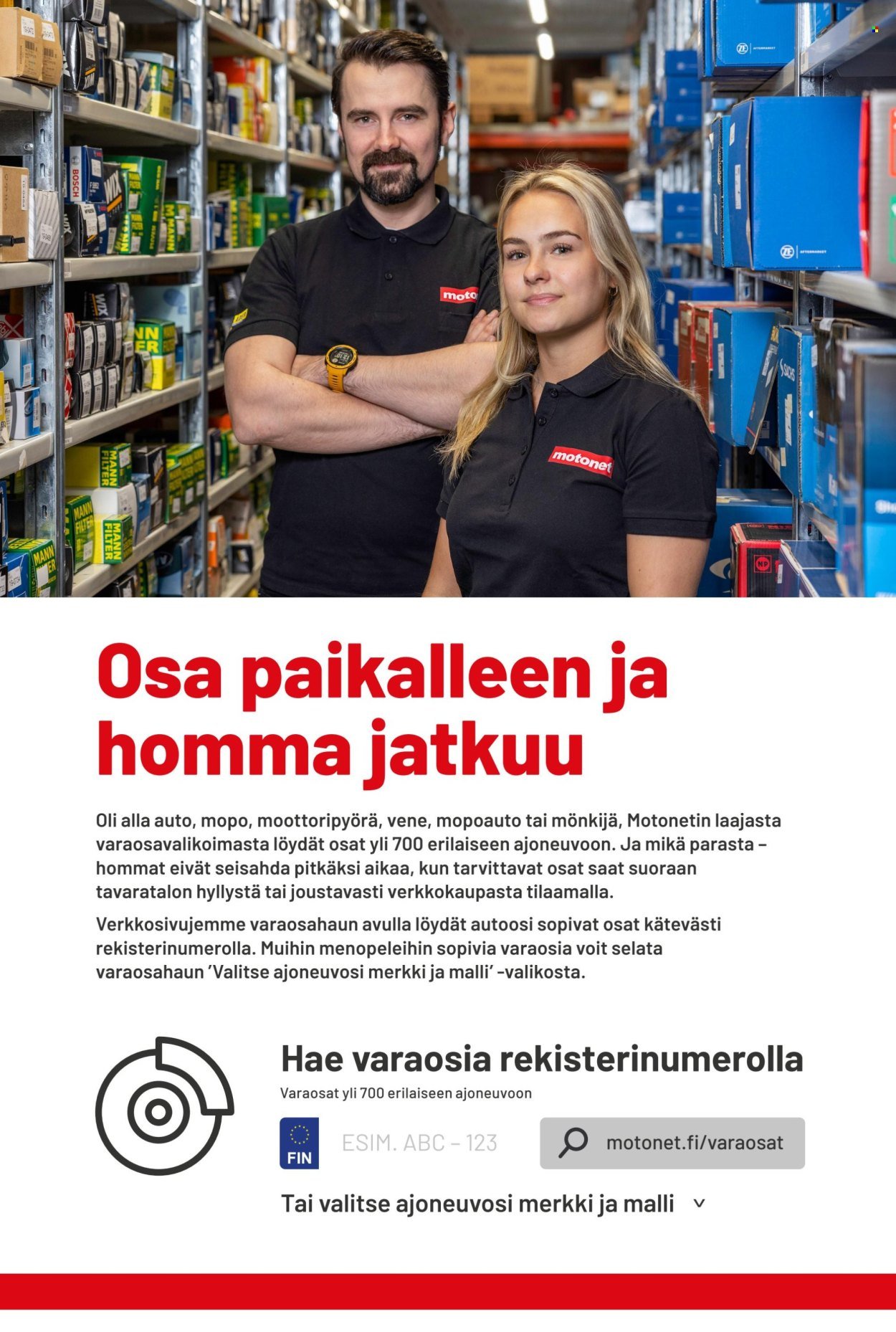 MOTONET tarjoukset - Tekeminen kuuluu asiaan