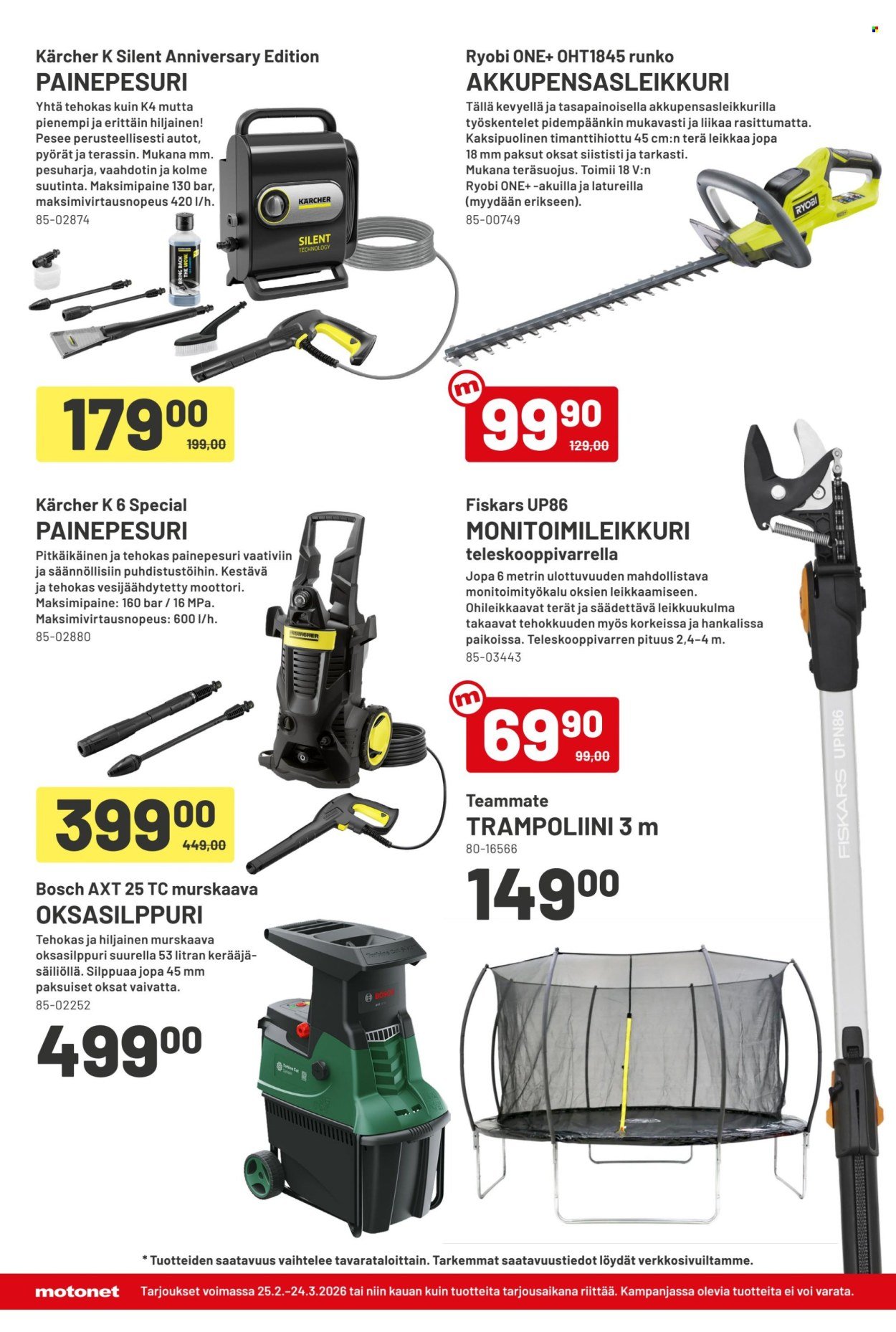 MOTONET tarjoukset - Tekeminen kuuluu asiaan