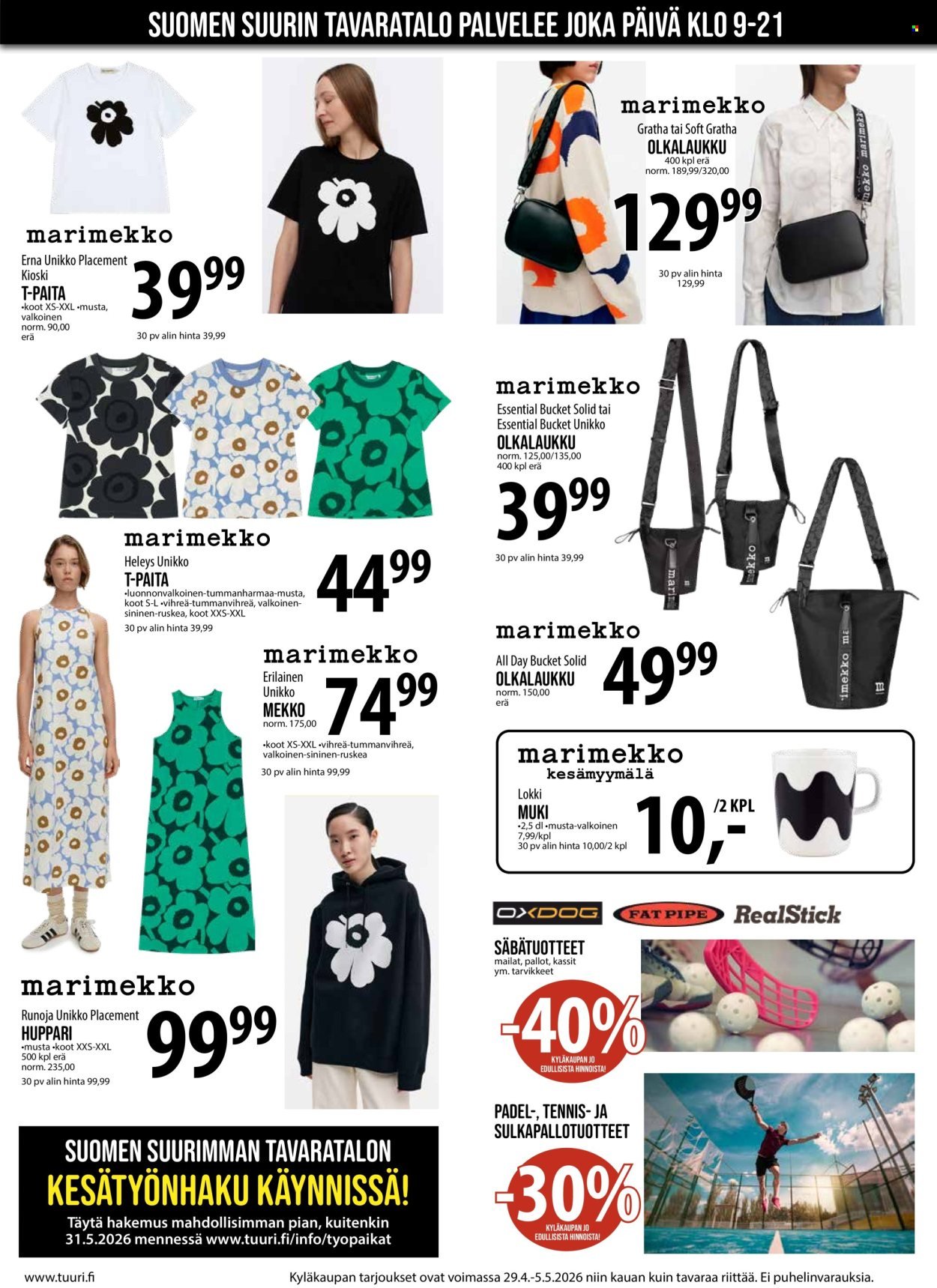 TUURI tarjoukset - Alkaen KE 29.4.2026