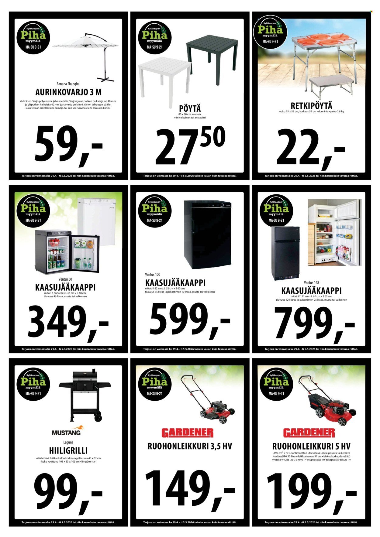 TUURI tarjoukset - Alkaen KE 29.4.2026