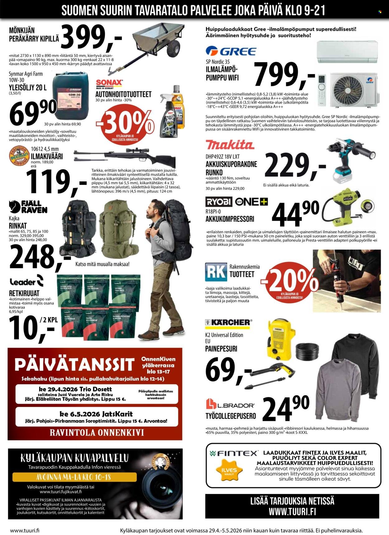 TUURI tarjoukset - Alkaen KE 29.4.2026