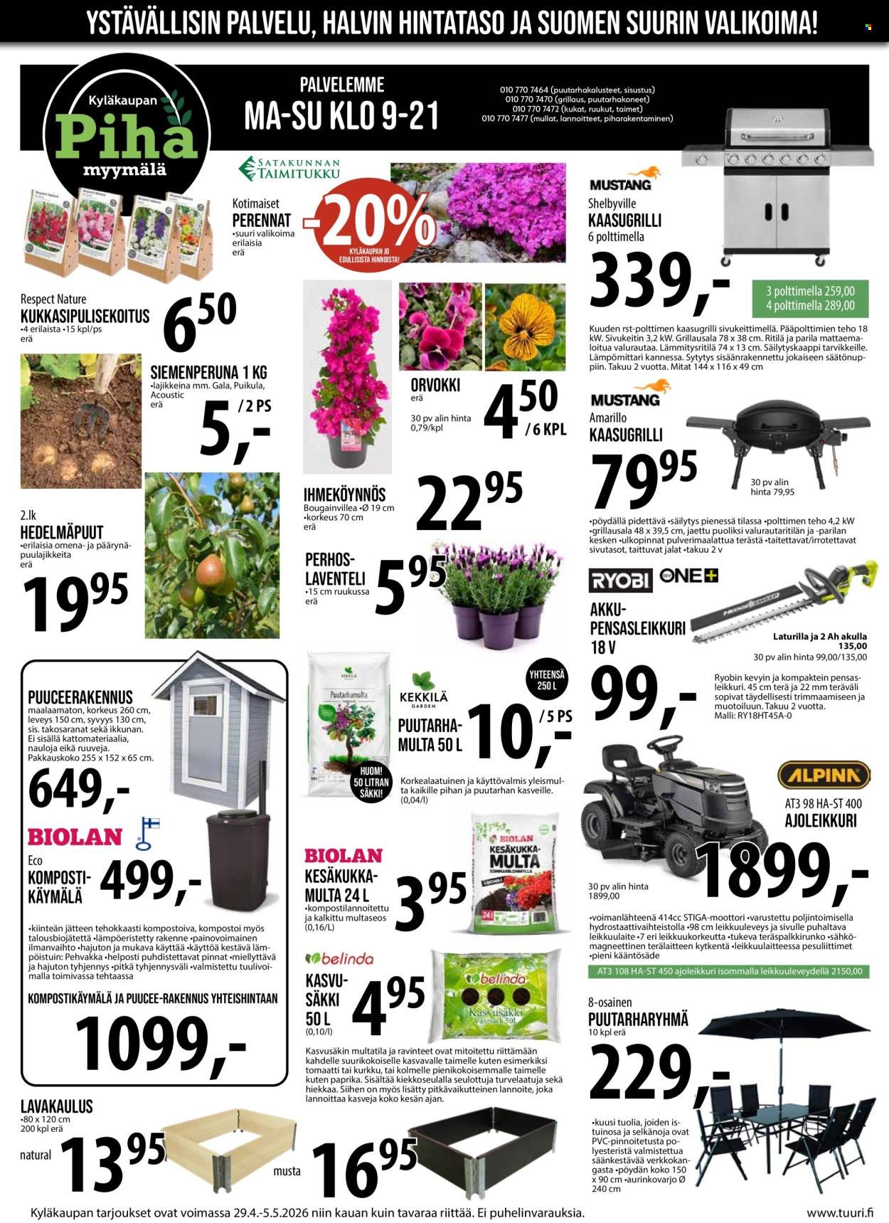 TUURI tarjoukset - Alkaen KE 29.4.2026