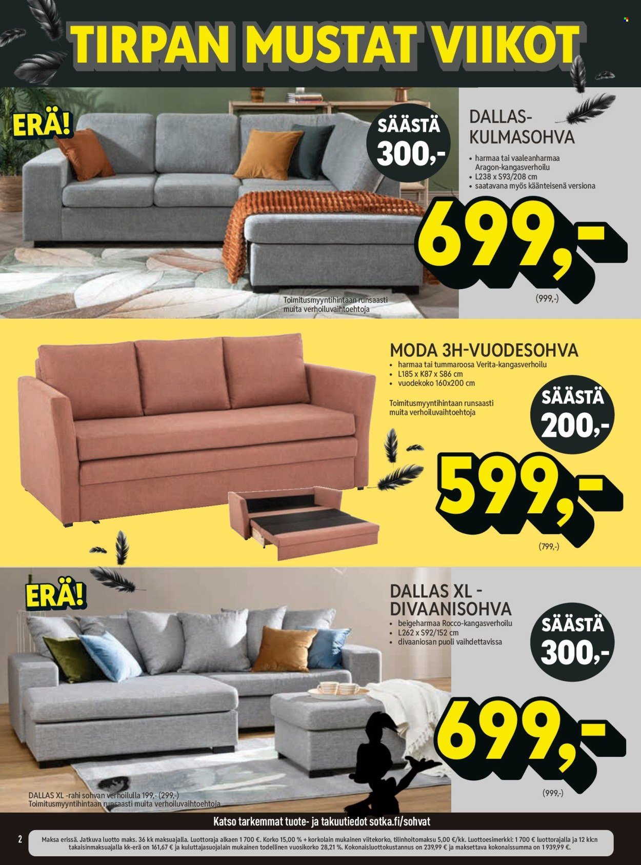 SOTKA tarjoukset - Black Friday