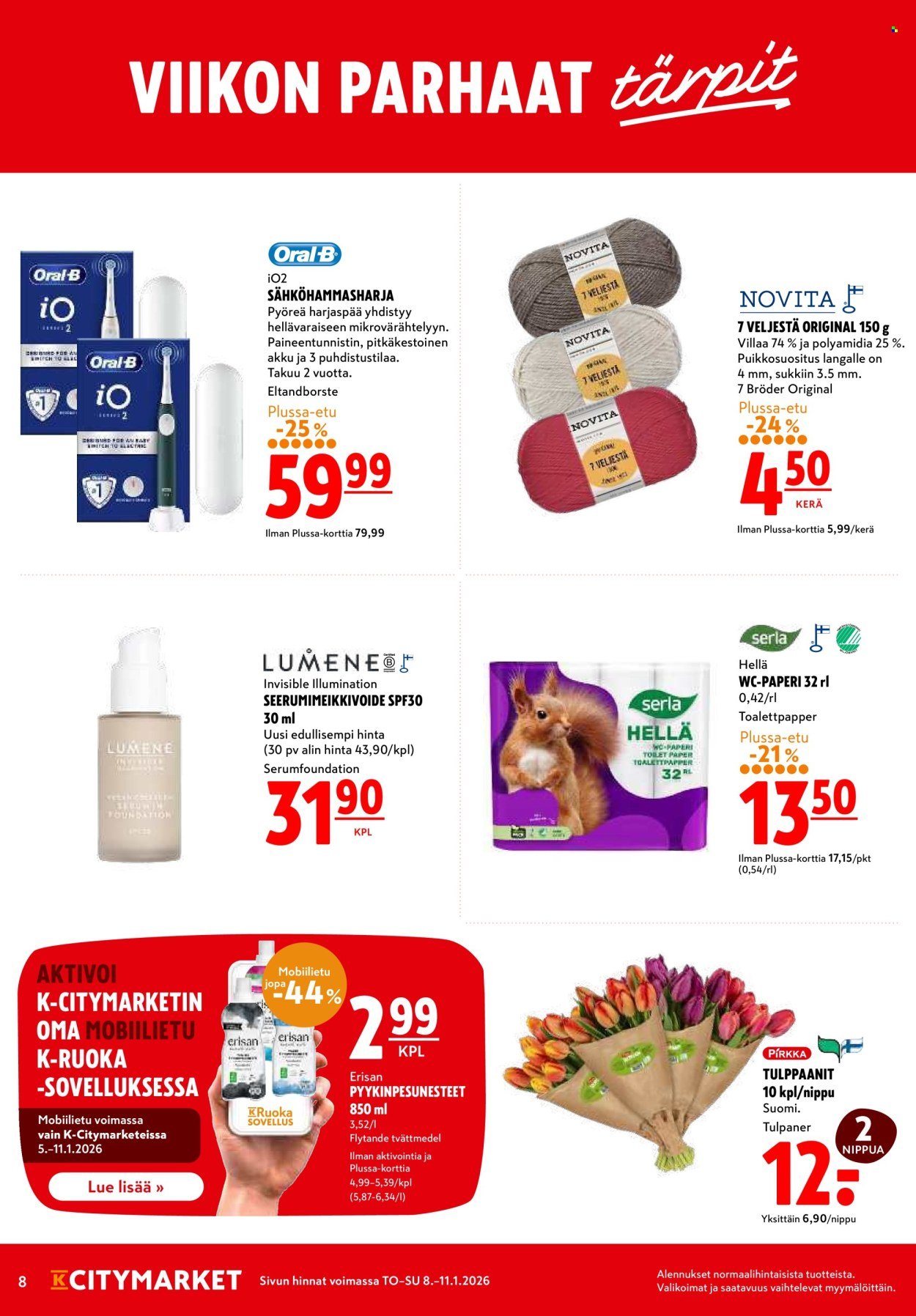 K-CITYMARKET tarjoukset - Alkaen TO 8.1.2026