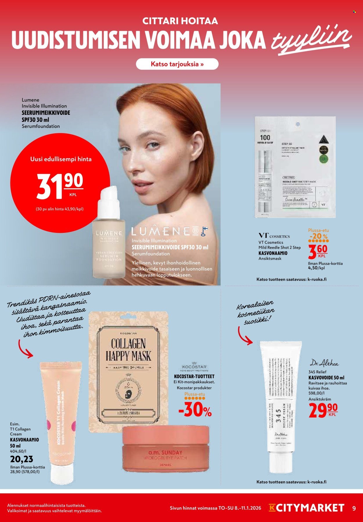 K-CITYMARKET tarjoukset - Alkaen TO 8.1.2026
