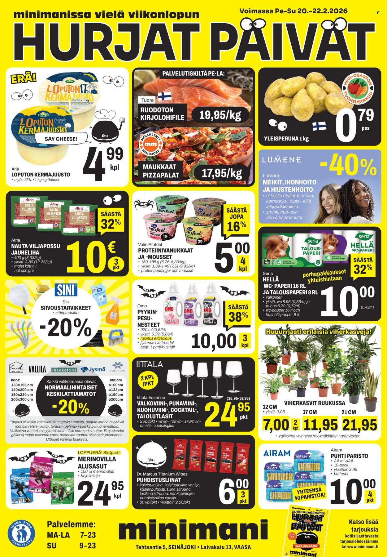 MINIMANI tarjoukset - Alkaen PE 20.2.2026