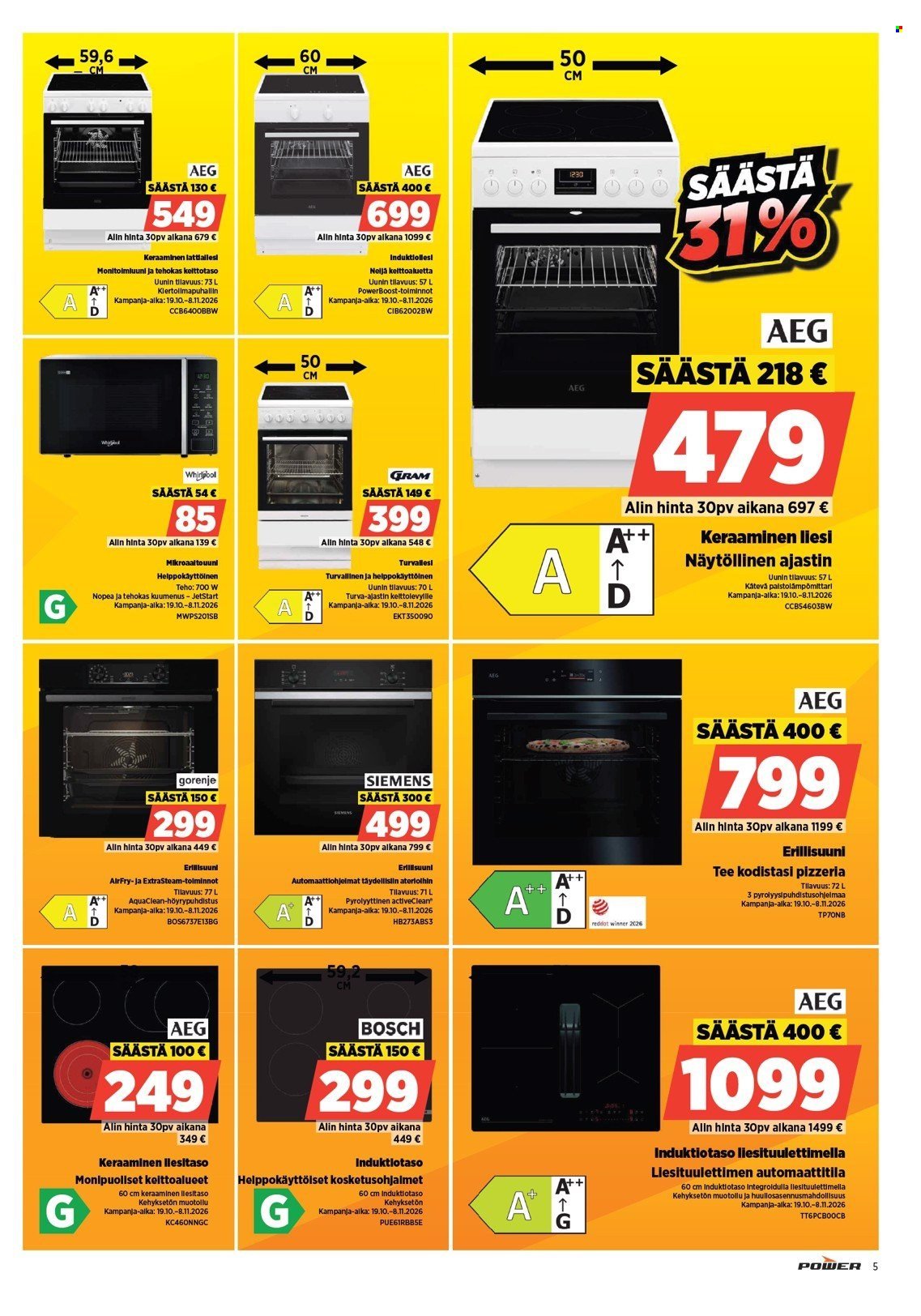 POWER tarjoukset - Lokakuu 2026