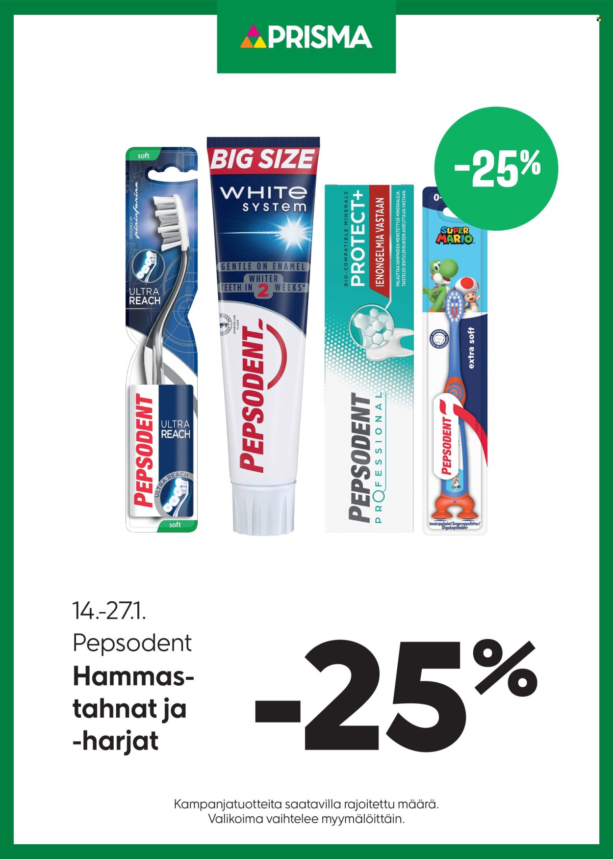 PRISMA tarjoukset - Alkaen KE 14.1.2026