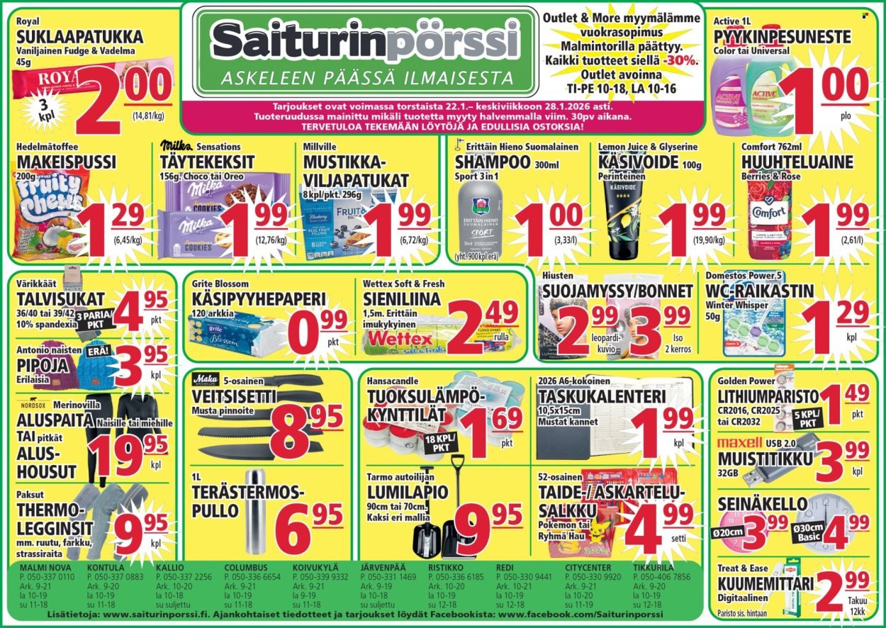 SAITURINPÖRSSI tarjoukset - Alkaen TO 22.1.2026