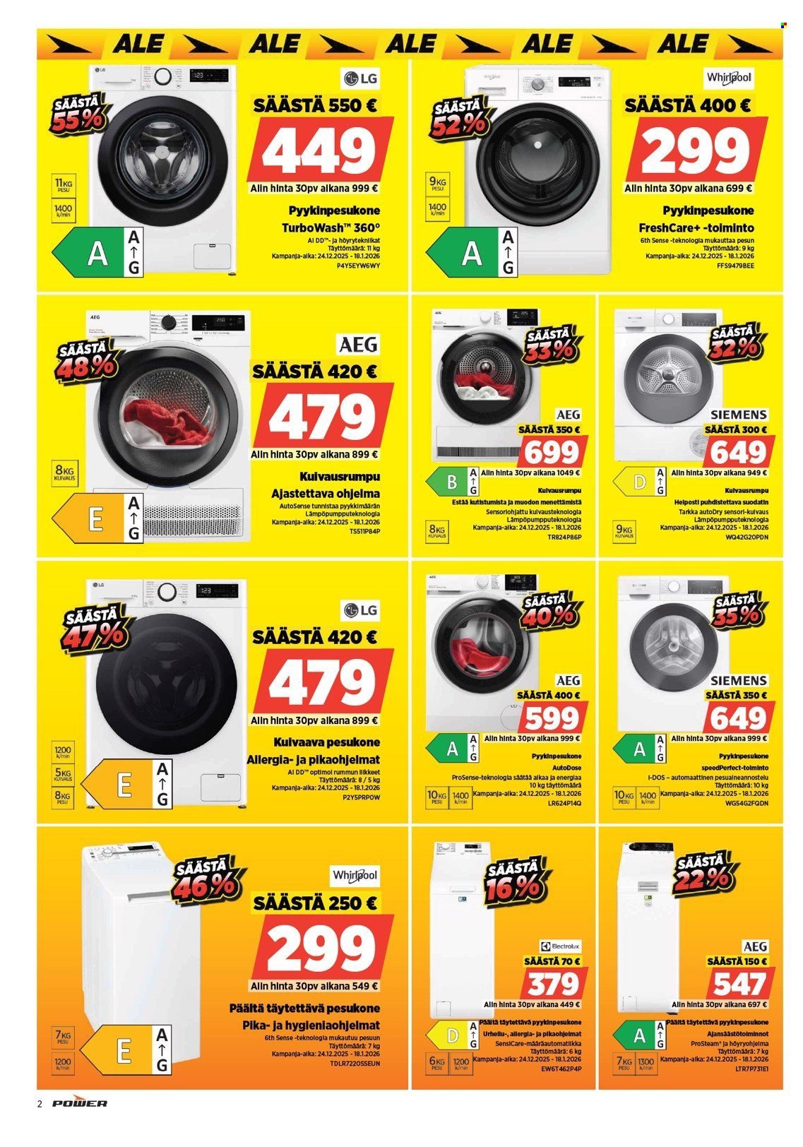 POWER tarjoukset - Tammikuu 2026