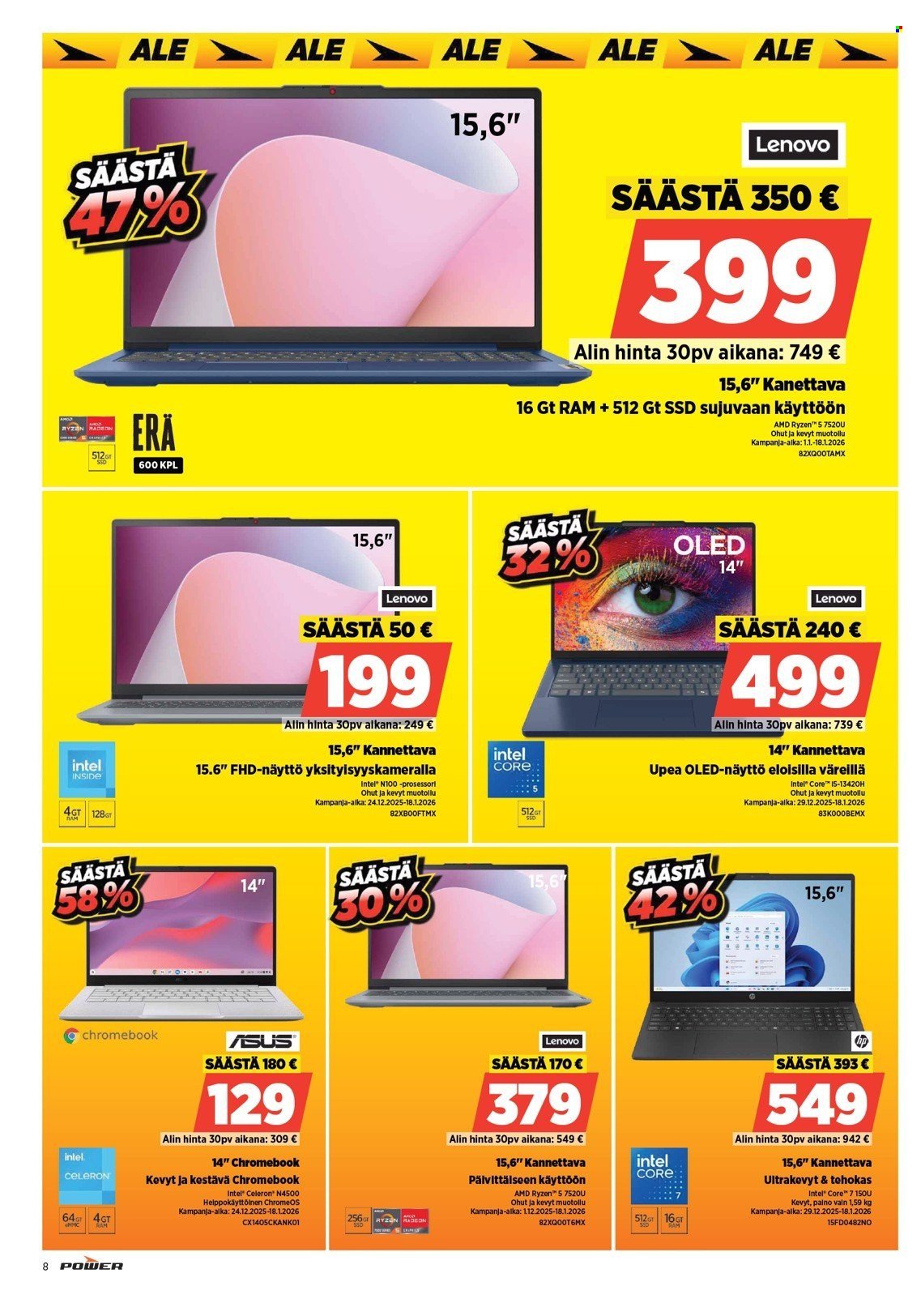 POWER tarjoukset - Tammikuu 2026
