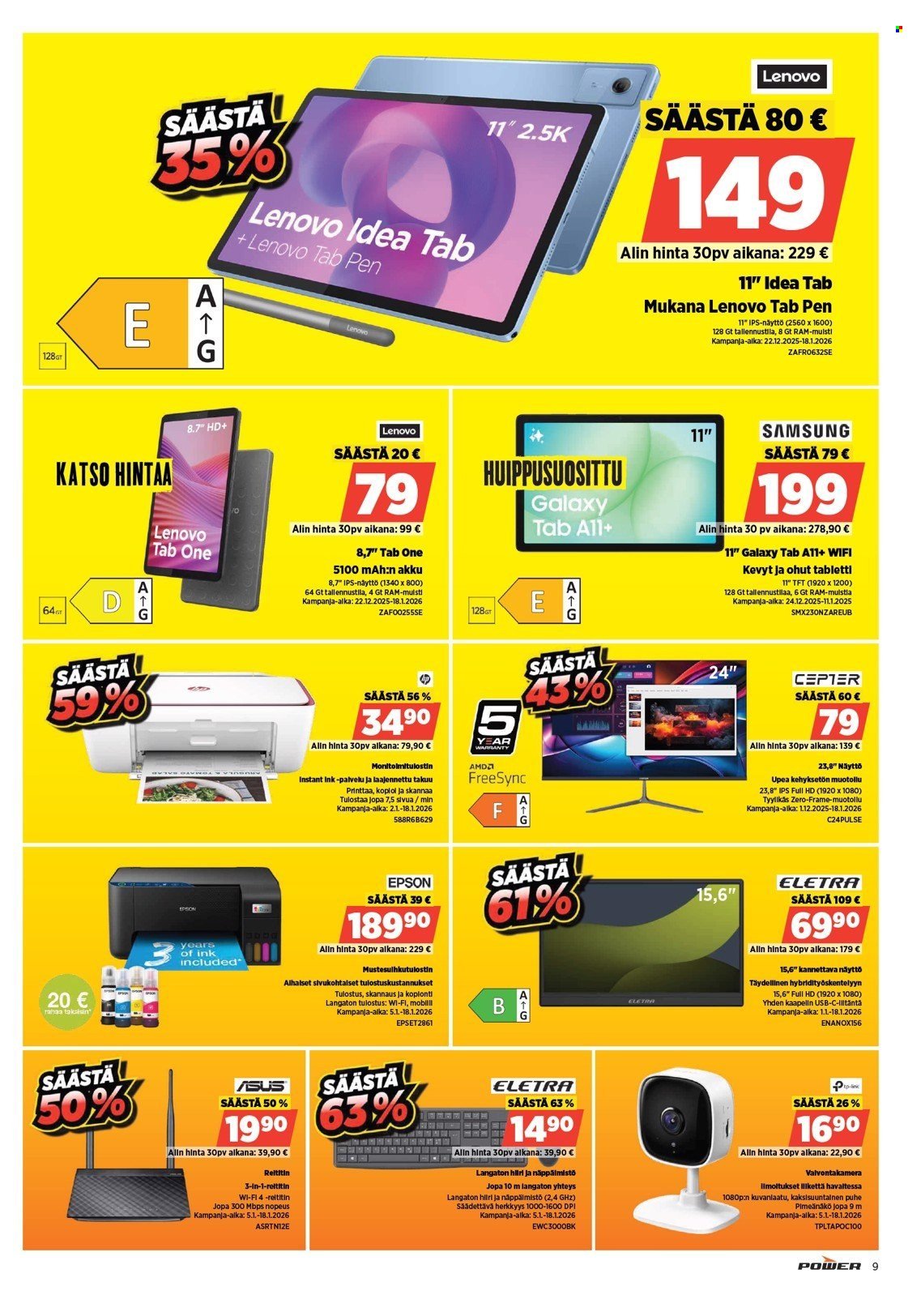POWER tarjoukset - Tammikuu 2026