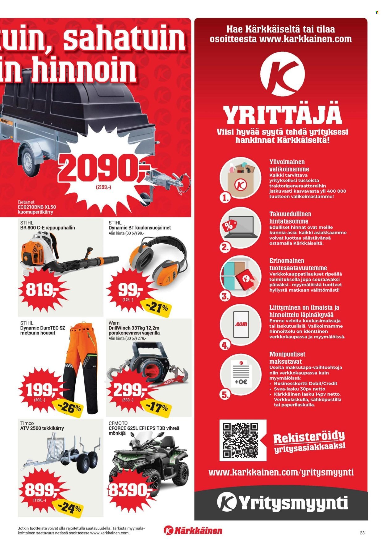 KÄRKKÄINEN tarjoukset - Viikko # 32 Elokuu 2026