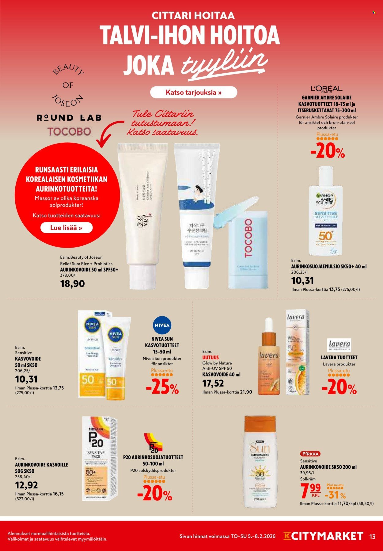 K-CITYMARKET tarjoukset - Alkaen TO 5.2.2026