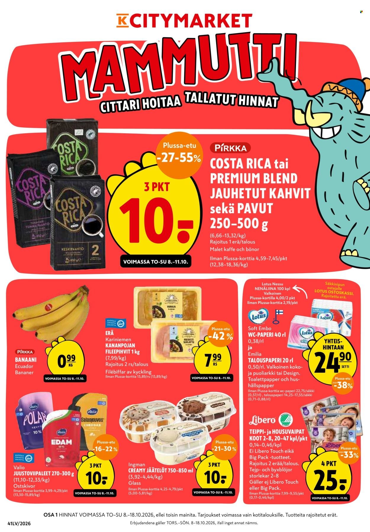 K-CITYMARKET tarjoukset - Alkaen TO 8.10.2026