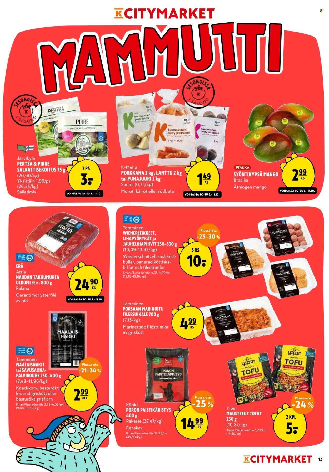 K-CITYMARKET tarjoukset - Alkaen TO 8.10.2026