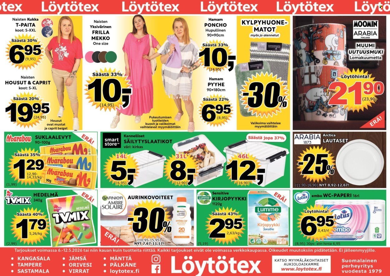 LÖYTÖTEX tarjoukset - Alkaen KE 6.5.2026