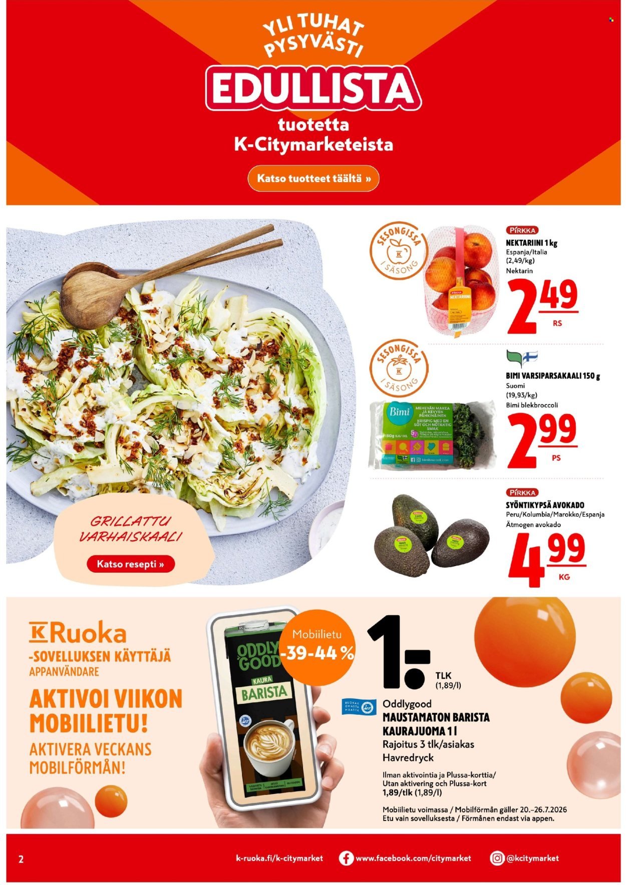 K-CITYMARKET tarjoukset - Alkaen TO 23.7.2026
