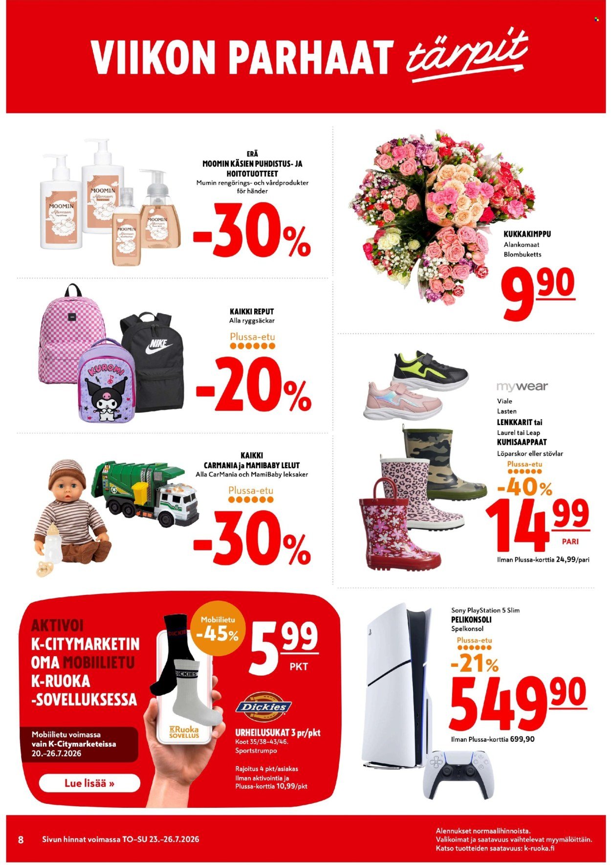 K-CITYMARKET tarjoukset - Alkaen TO 23.7.2026