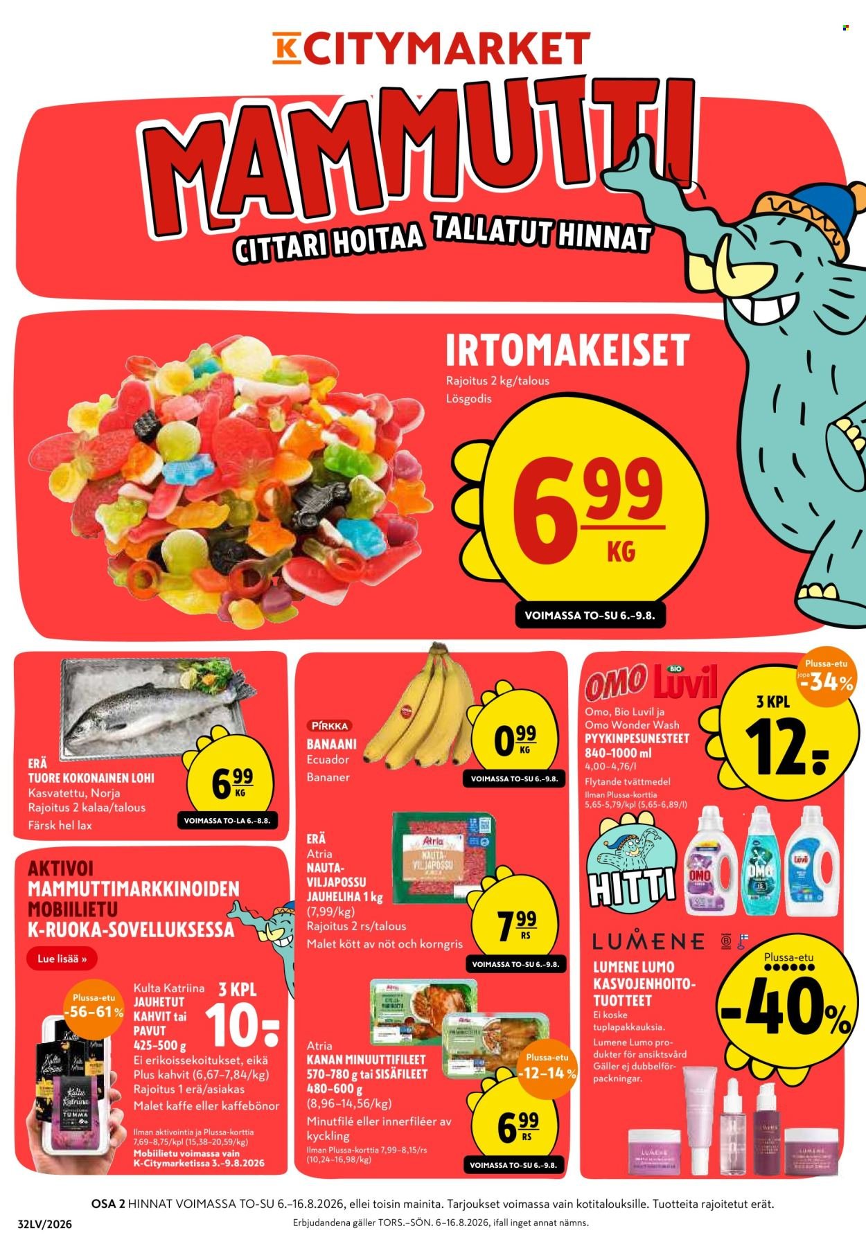 K-CITYMARKET tarjoukset - Alkaen TO 6.8.2026