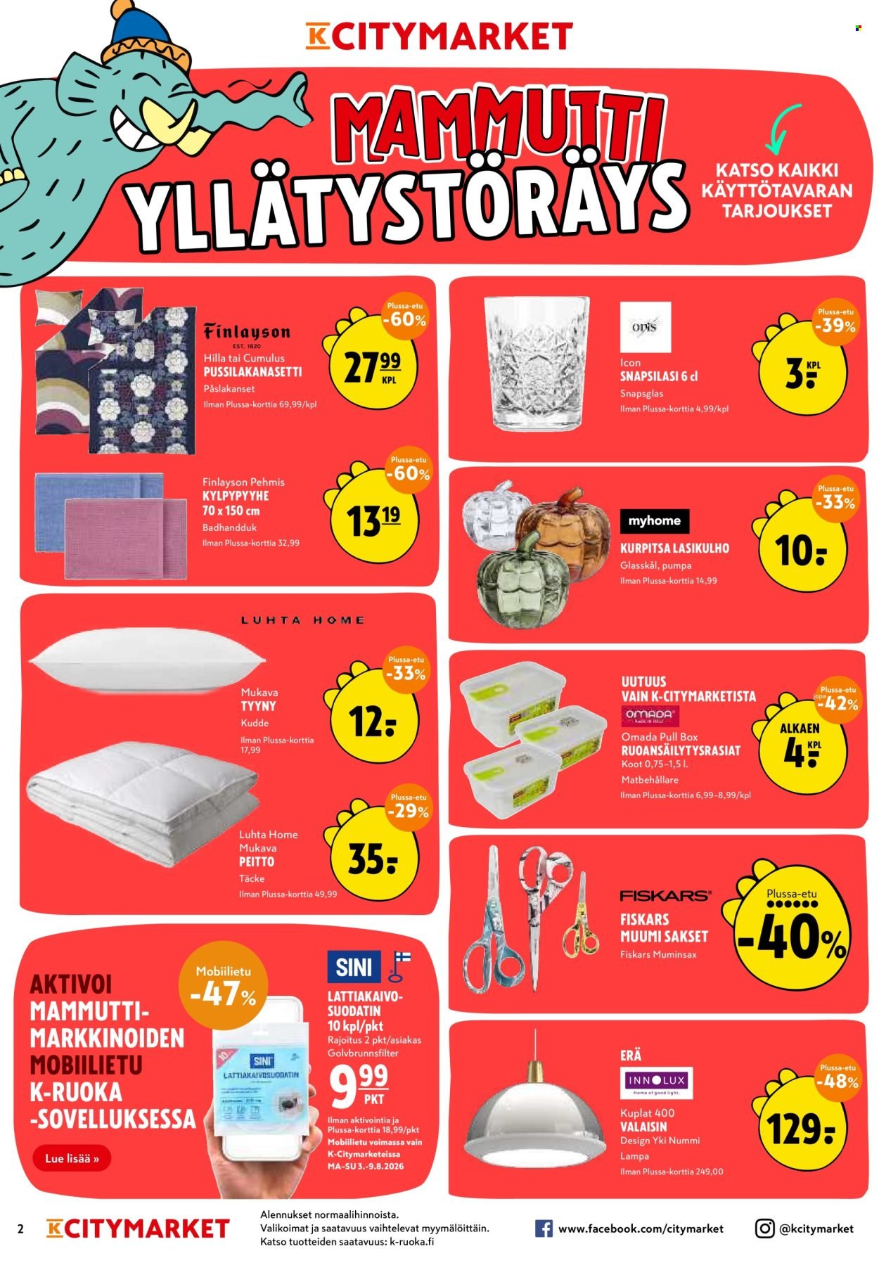 K-CITYMARKET tarjoukset - Alkaen TO 6.8.2026