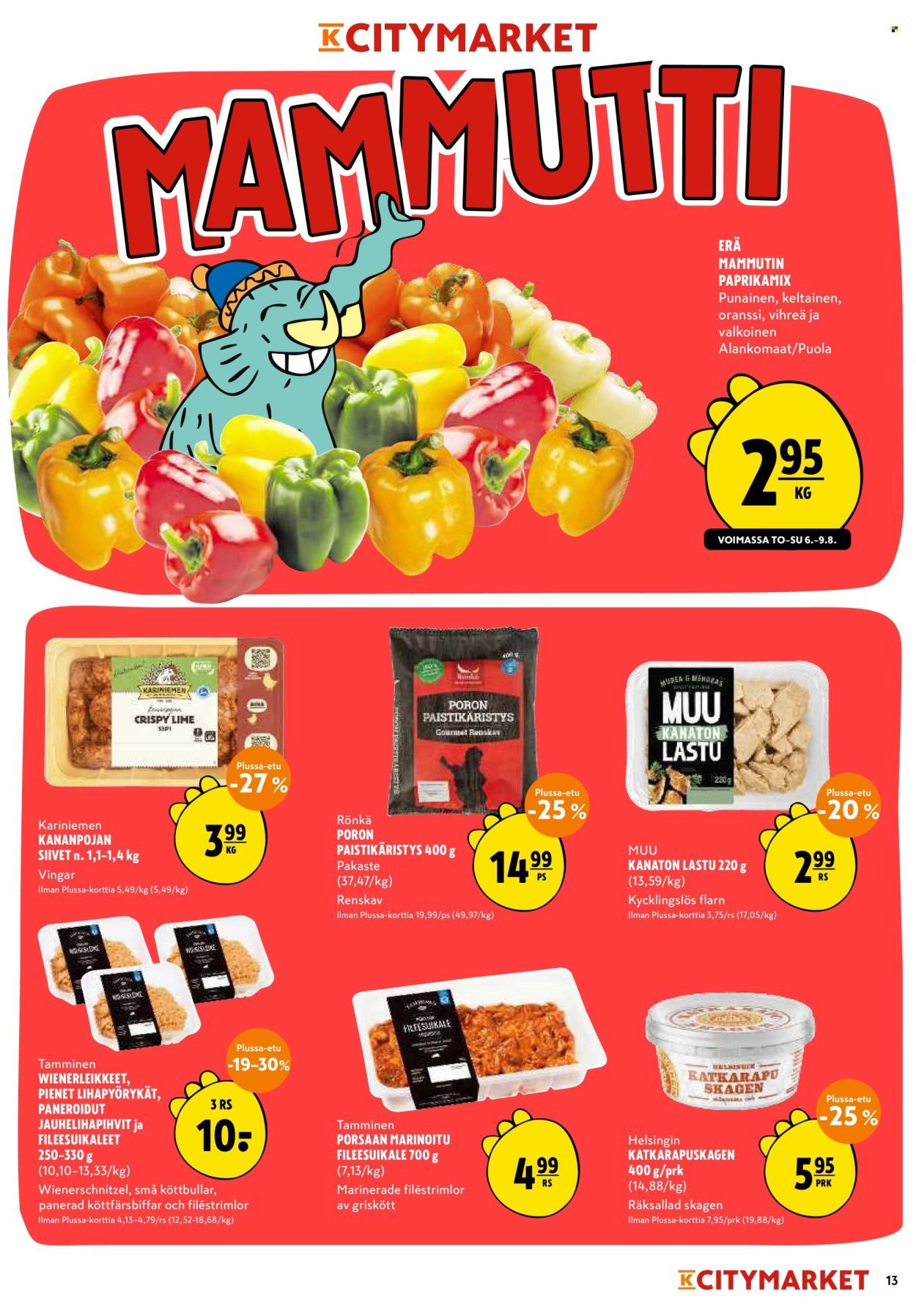 K-CITYMARKET tarjoukset - Alkaen TO 6.8.2026